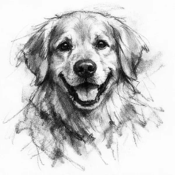 Charcoal Sketch style example