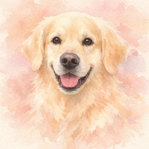 Soft Watercolor style example