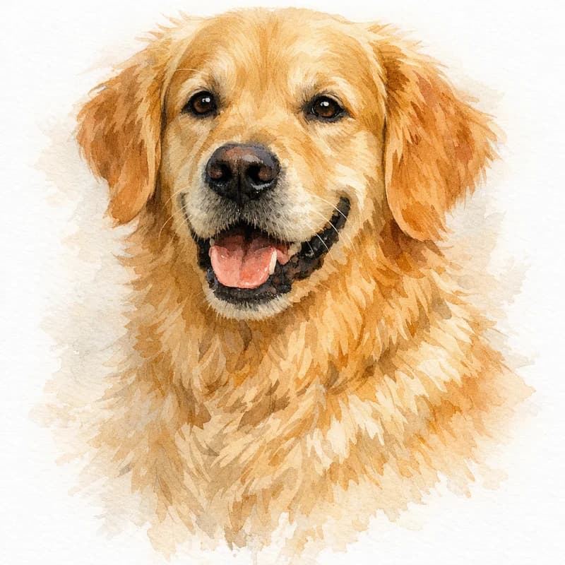 Artistic Watercolor portrait